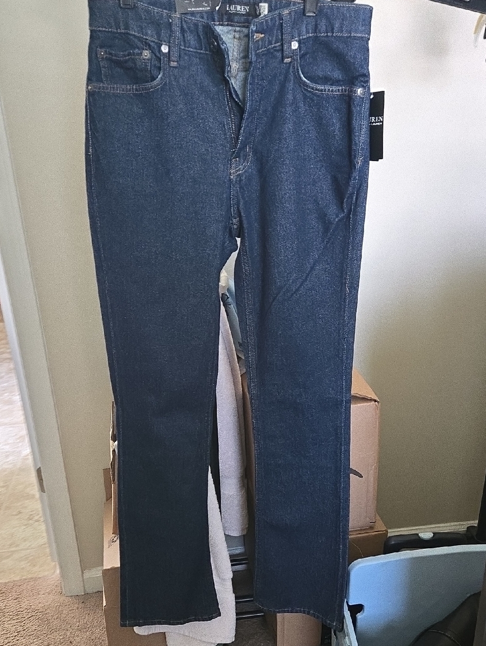 Lauren Ralph Lauren Dark Blue Flare Jeans